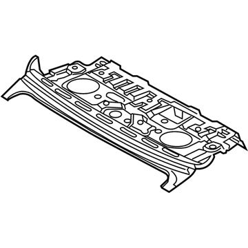 Chevy 96648463 Package Tray Panel