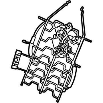 Cadillac 84372824 Lumbar Support