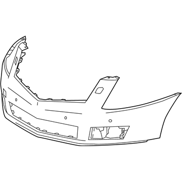 GM 22762889 Front Primered Bumper Cover