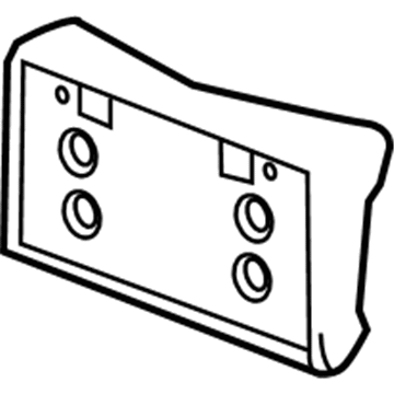 Cadillac 25776408 License Bracket