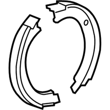 Saturn 22782942 Parking Brake Shoes