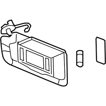 GM 22799876 Sunshade Assembly, . *Light Opel Gray