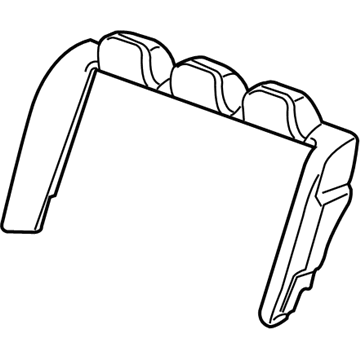 GM 19328828 Cover Asm,Rear Seat Back Opening Trim *Neutral