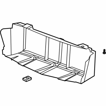 Cadillac 84295682 Lower Baffle