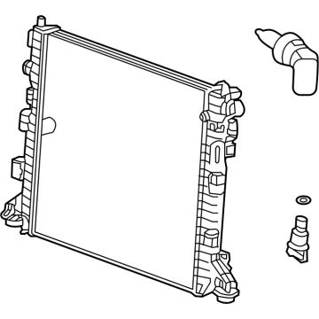 GM 84511252 Engine Radiator Assembly