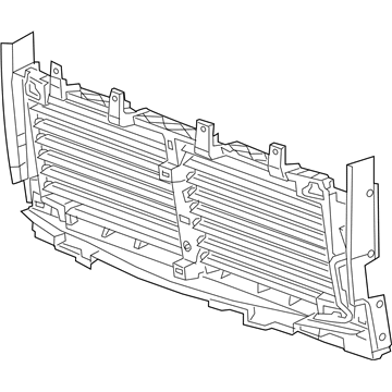 Chevy 84652494 Radiator Shutter Assembly