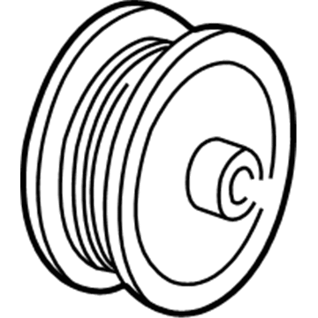 1997 GMC C2500 Suburban Alternator Pulley - 1985964