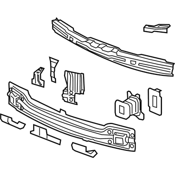 GM 22887091 Bar,Front Bumper Imp (W/ Front End Panel)