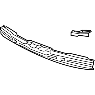 GM 25983100 Bar,Front Bumper Upper Imp