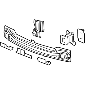 GM 22887092 Bar,Front Bumper Lower Imp