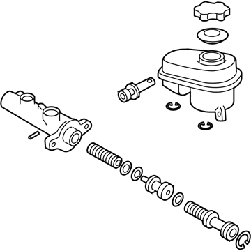 2009 Cadillac DTS Brake Master Cylinder - 19418188