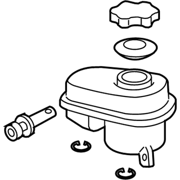 GM 25879274 Reservoir Kit, Brake Master Cylinder