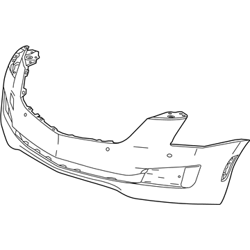 Cadillac 23213289 Bumper Cover