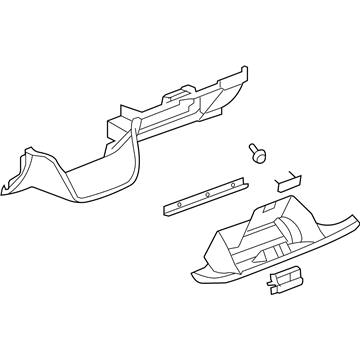 GMC 20925898 Glove Box Assembly