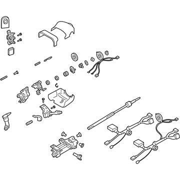 Oldsmobile 88965341 Steering Column