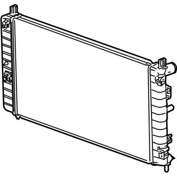 GM 52494386 Radiator Assembly Poa (Part To Change To Nickel Plated Or Bright