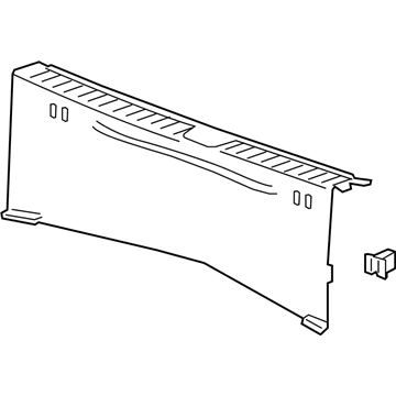 GM 94556643 Molding Assembly, Lift Gate Sill Garnish *Light Ash Grr