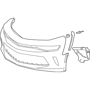 GM 84341870 Front Bumper Cover *Service Primer