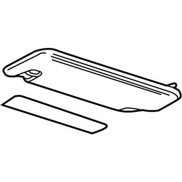 Cadillac 22929714 Sunvisor