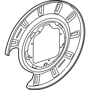 Cadillac 22775568 Backing Plate