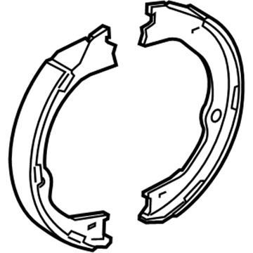 GMC 23135902 Parking Brake Shoes