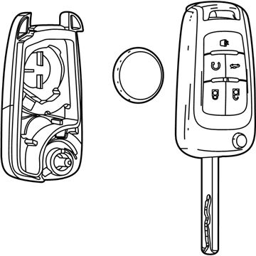 Buick 13584825 Transmitter