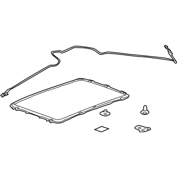 GM 22816199 Panel Assembly, Headlining Trim *Titanium