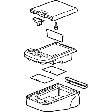 Chevy 25864331 Seat Back Assembly