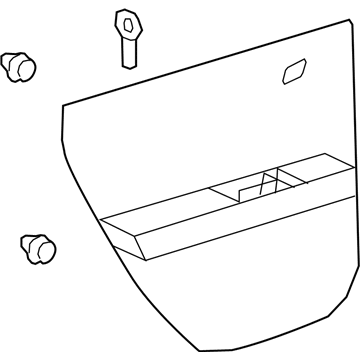 Chevy 23363808 Door Trim Panel