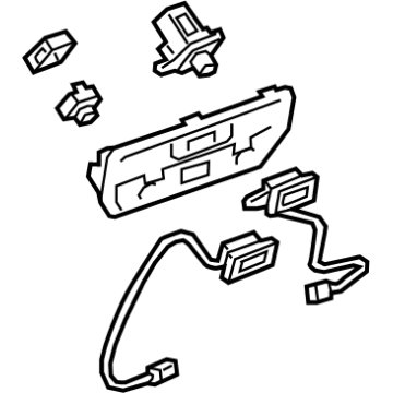 GM 84634465 Handle Assembly, Pubx E/Gate Lat