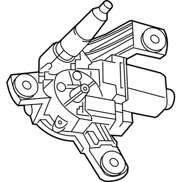 GM 39156859 Motor Assembly, R/Wdo Wpr