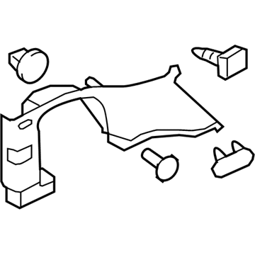 Chevy 22819361 Quarter Trim Panel