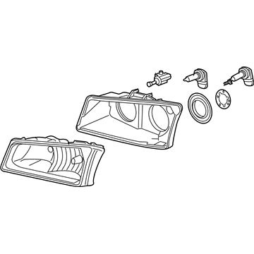 Chevy 10396912 Headlamp Assembly