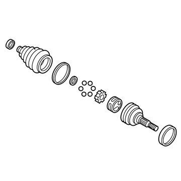 GM 26035651 Joint Kit,Front Wheel Drive Shaft Cv (W/Boot)