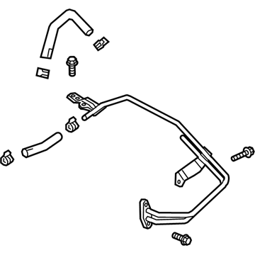 Cadillac 55508983 Water Outlet Pipe