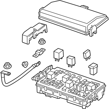 Buick 90767240 Fuse & Relay Box