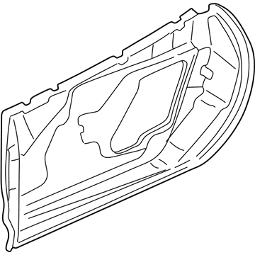 GM 10329947 Door Assembly, Front Side