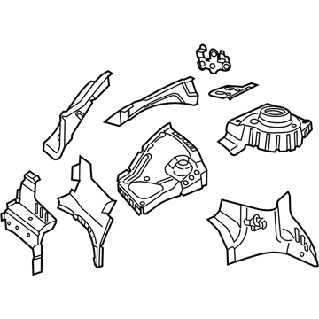 GM 22829855 Panel Assembly, Front Wheelhouse