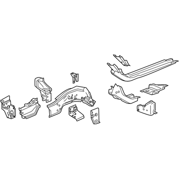 Cadillac 23213837 Lower Rail Assembly