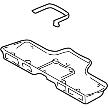 GM 12457600 Console,Roof