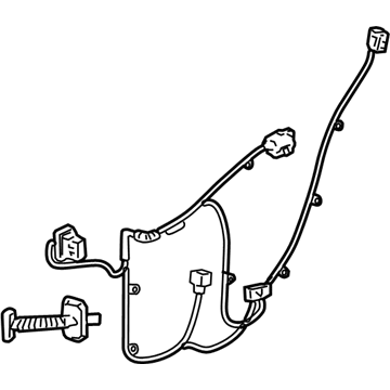 GM 15899008 Harness Assembly, Rear Side Door Door Wiring