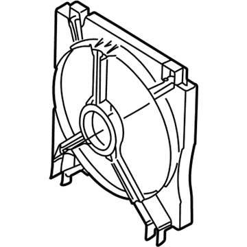 1997 Chevy Cavalier Fan Shroud - 22645919