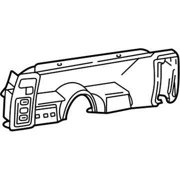 GM 15568807 Plate Assembly, Instrument Panel Cluster Trim