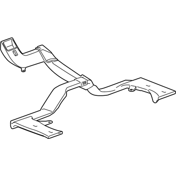 Cadillac 23243143 Rear Duct