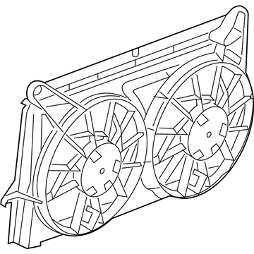 2005 Cadillac Escalade Fan Shroud - 89023365