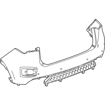 GM 85001547 Fascia Assembly, Rear Bpr Upr *Serv Primer