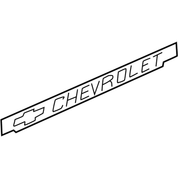 Chevy 15698113 Tail Gate Logo