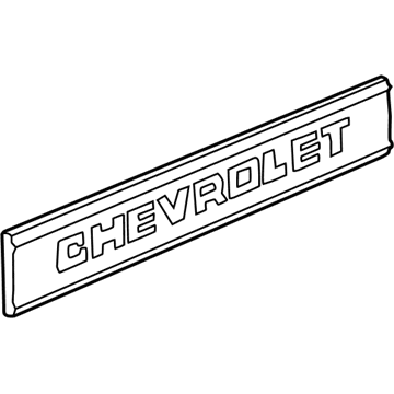 Chevy 15160969 Tail Gate Logo