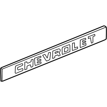 Chevy 15552340 Tail Gate Logo