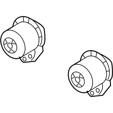 Chevy 19355766 Fan Motor